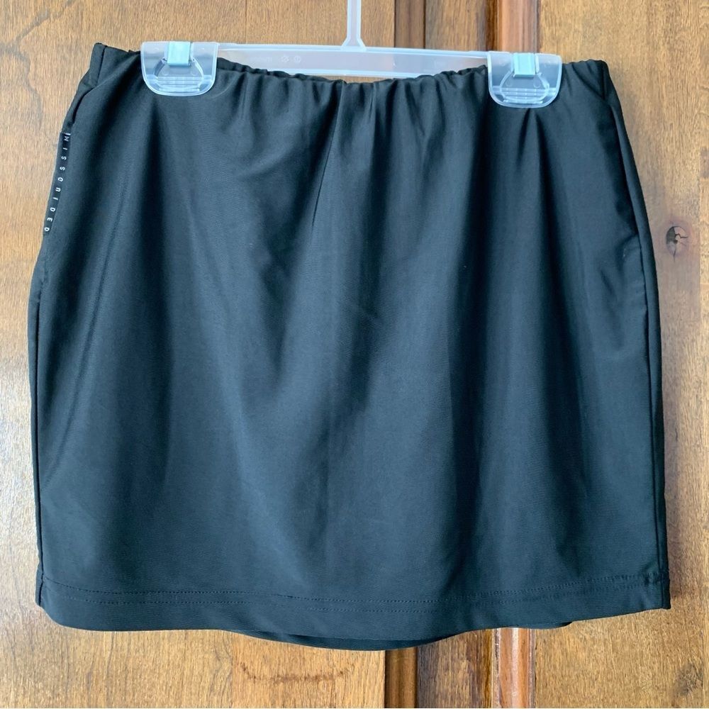 Missguided Black Skort